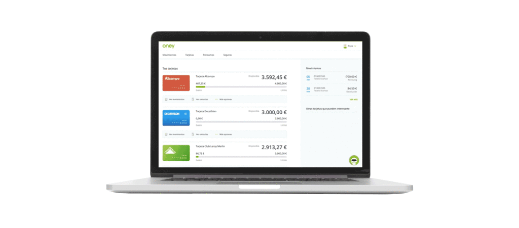 Área Cliente Oney