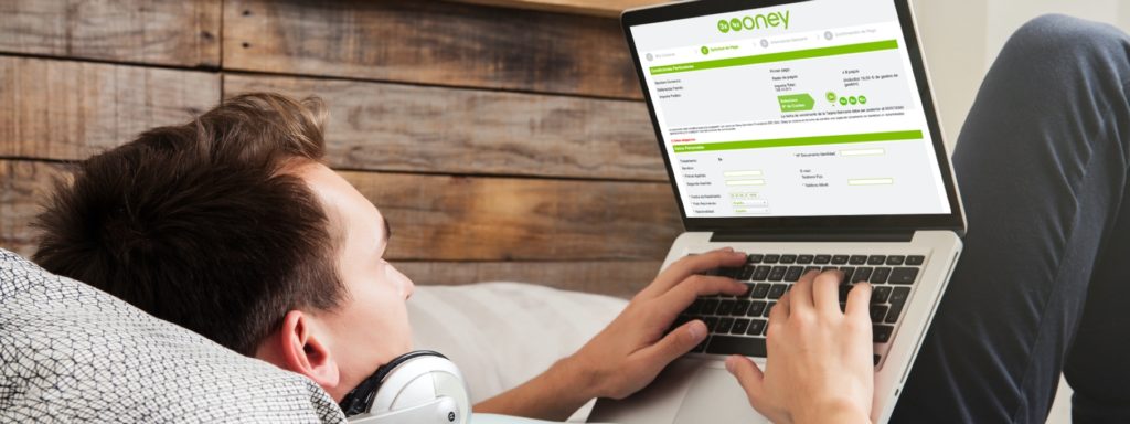 3x 4x Oney es un sistema de pago aplazado con tu tarjeta bancaria disponible en más de 40 comercios online y tiendas físicas. Consulta el listado.